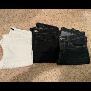 3 pairs of flying monkey skinnies